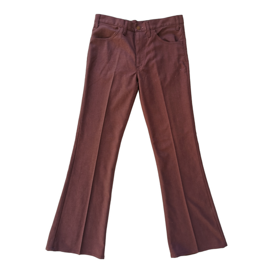 1970s LEVI'S big E Sta-Prest Flare pants Purple bell bottom