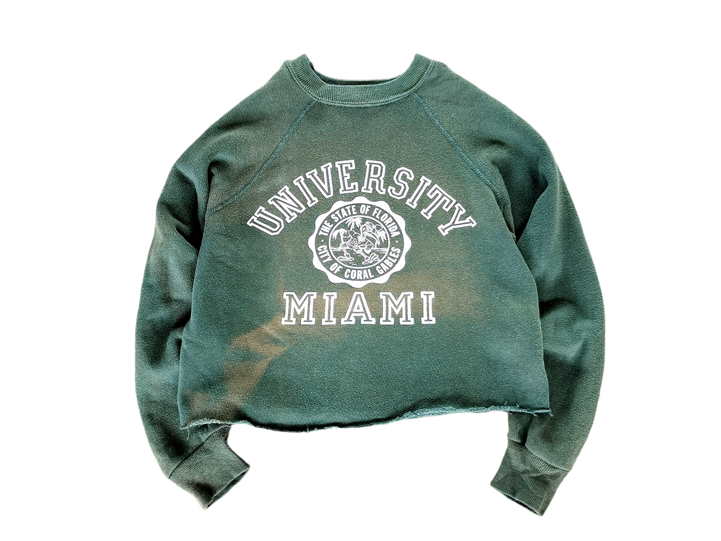 60s Vintage MIAMI University faded sweatshirt