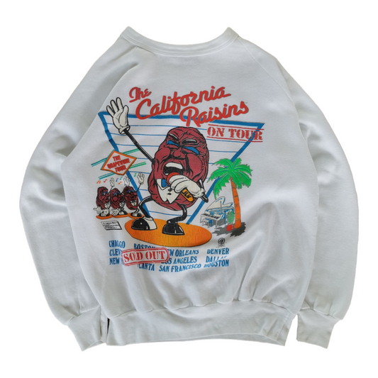 80s Vintage The California Raisins on tour 1987 sweatshirt