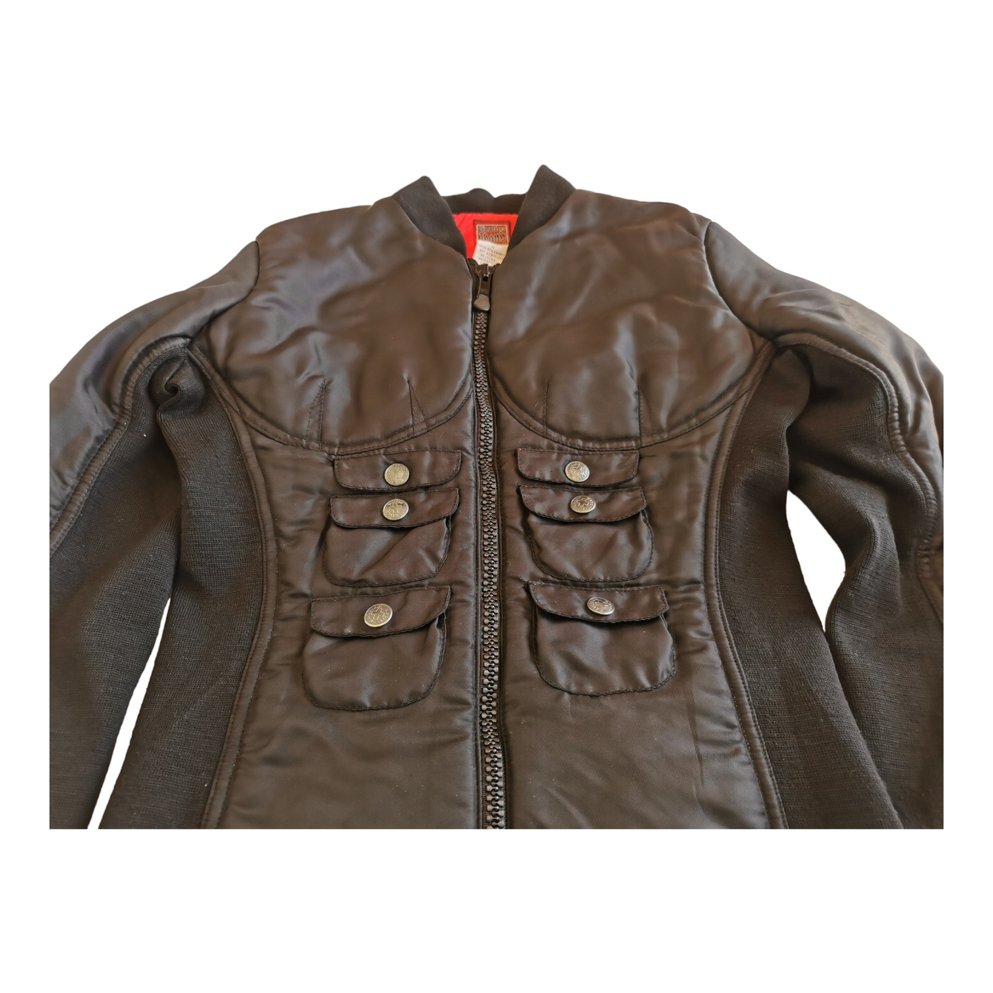 Vintage Jean Paul Gaultier 90s Torso Nylon jacket Madonna Corset